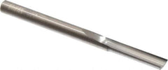 Onsrud - 1/4" Diam, 1/4" Shank Diam, 1" Length of Cut, 1 Flute Single Edge Straight Router Bit - 3-1/4" Overall Length, Right Hand Cut, Solid Carbide - Eagle Tool & Supply