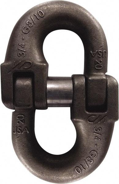 CM - 100 Grade Powder Coated Steel HammerLok Chain Coupling Link - 3/8" Diameter, 8,800 Lb Load Limit - Eagle Tool & Supply