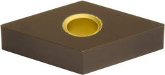 Hertel - DNMA433 NONE Grade HC305T Carbide Turning Insert - Al2O3 Finish, 55° Diamond, 1/2" Inscr Circle, 3/16" Thick, 3/64" Corner Radius - Eagle Tool & Supply