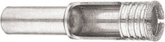 DeWALT - 1-3/8", Straight Shank, Hardened Alloy Steel, Tile and Glass Drill Bit - Eagle Tool & Supply