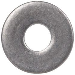 Made in USA - #2 Screw, Grade 300 Stainless Steel Standard Flat Washer - 0.094" ID x 1/4" OD, 0.016" Thick, Plain Finish, Meets Military Specifications - Eagle Tool & Supply