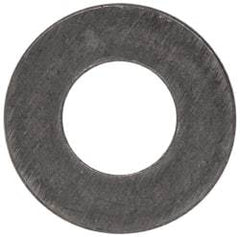 Made in USA - #4 Screw, Grade 300 Stainless Steel Standard Flat Washer - 1/8" ID x 1/4" OD, 0.017" Thick, Plain Finish, Meets Military Specifications - Eagle Tool & Supply