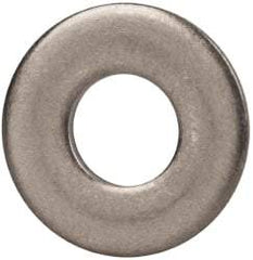 Made in USA - 1/4" Screw, Grade 300 Stainless Steel Standard Flat Washer - 0.281" ID x 5/8" OD, 0.051" Thick, Plain Finish, Meets Military Specifications - Eagle Tool & Supply