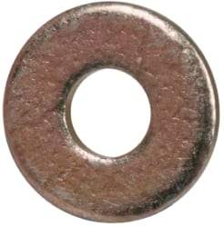 Made in USA - #0 Screw, Grade 1008/1010 Steel Standard Flat Washer - 0.078" ID x 0.188" OD, 0.02" Thick, Cadmium-Plated Finish, Meets Military Specifications - Eagle Tool & Supply