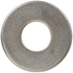 Made in USA - 1/2" Screw, Grade 17-7 PH Stainless Steel USS Flat Washer - 9/16" ID x 1-3/8" OD, 0.08" Thick, Plain Finish - Eagle Tool & Supply