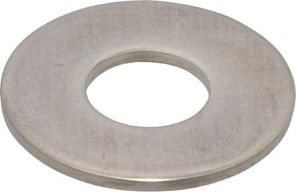 Made in USA - 9/16" Screw, Grade 17-7 PH Stainless Steel USS Flat Washer - 5/8" ID x 1-1/2" OD, 0.09" Thick, Plain Finish - Eagle Tool & Supply