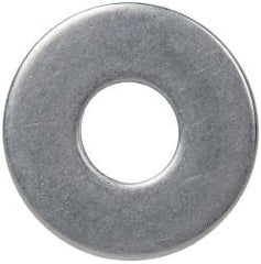 Made in USA - 5/8" Screw, Grade 17-7 PH Stainless Steel USS Flat Washer - 11/16" ID x 1-3/4" OD, 0.12" Thick, Plain Finish - Eagle Tool & Supply