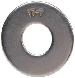 Made in USA - 3/4" Screw, Grade 17-7 PH Stainless Steel USS Flat Washer - 13/16" ID x 2" OD, 0.131" Thick, Plain Finish - Eagle Tool & Supply