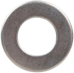 Made in USA - 1" Screw, Grade 17-7 PH Stainless Steel USS Flat Washer - 1-1/16" ID x 2" OD, 0.131" Thick, Plain Finish - Eagle Tool & Supply