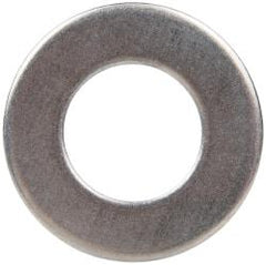 Made in USA - 1" Screw, Grade 17-7 PH Stainless Steel USS Flat Washer - 1-1/16" ID x 2" OD, 0.131" Thick, Plain Finish - Eagle Tool & Supply