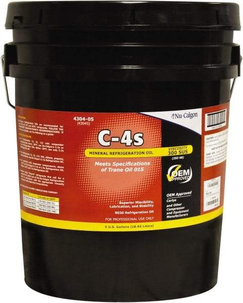 Nu-Calgon - 5 Gallon Pail Mineral Oil Refrigeration Oil - Eagle Tool & Supply