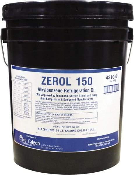 Nu-Calgon - 5 Gallon Pail Alkylbenzene Refrigeration Oil - Eagle Tool & Supply