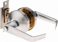 Falcon - Medium Duty Entry Lever Lockset - 2-3/4" Back Set, For Best/ Falcon I/C-Core Cylinder, Satin Chrome Finish - Eagle Tool & Supply