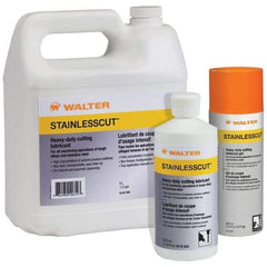 WALTER Surface Technologies - StainlessCut, 350 mL Bottle Cutting Fluid - Liquid, For Broaching, Drilling, Milling, Reaming, Sawing, Turning - Eagle Tool & Supply