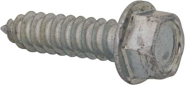 Value Collection - 3/8" Hex Head Sheet Metal Screw - Steel, 1-1/2" Length Under Head, Grade 2 - Eagle Tool & Supply
