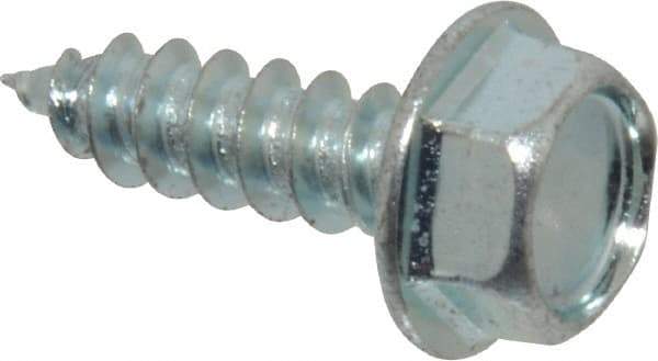 Value Collection - 5/16" Hex Head Sheet Metal Screw - Steel, 1" Length Under Head, Grade 2 - Eagle Tool & Supply