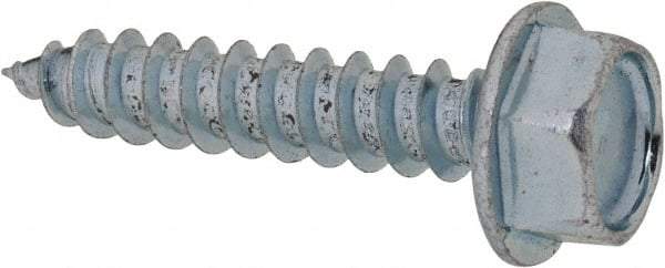 Value Collection - 5/16" Hex Head Sheet Metal Screw - Steel, 1-1/2" Length Under Head, Grade 2 - Eagle Tool & Supply
