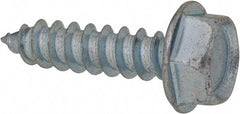 Value Collection - 5/16" Hex Head Sheet Metal Screw - Steel, 1-1/4" Length Under Head, Grade 2 - Eagle Tool & Supply