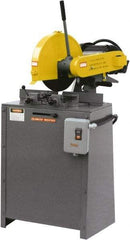 Kalamazoo - 14" Blade Diam, 1" Arbor Hole, Miter Chop & Cutoff Saw - 4,400 RPM, 5 hp, 220 Volts, 1 Phase - Eagle Tool & Supply