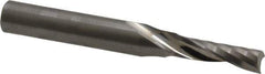 Onsrud - 3/16" Cutting Diam x 5/8" Length of Cut, 1 Flute, Upcut Spiral Router Bit - Uncoated, Right Hand Cut, Solid Carbide, 2" OAL x 1/4" Shank Diam, Single Edge, 21° Helix Angle - Eagle Tool & Supply