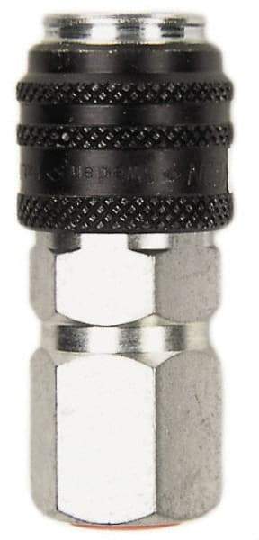 CEJN - 3/8 NPT Hydraulic Hose Female Pipe Thread Coupler - 21,750 psi, 1.56 GPM, 116 Hose Size, Series 116 - Eagle Tool & Supply
