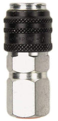 CEJN - 3/8 NPT Hydraulic Hose Female Pipe Thread Coupler - 21,750 psi, 1.56 GPM, 116 Hose Size, Series 116 - Eagle Tool & Supply