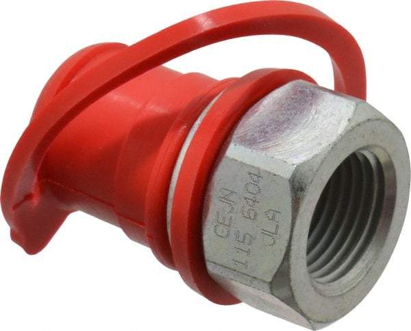 CEJN - 3/8 NPT Hydraulic Hose Female Pipe Thread Nipple - 14,500 psi, 1.56 GPM, 115 Hose Size, Series 115 - Eagle Tool & Supply
