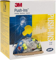 3M - Reusable, Corded, 28 dB Earplugs - Yellow, 100 Pairs - Eagle Tool & Supply