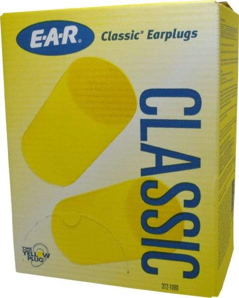 3M - Disposable, Uncorded, 29 dB, Barrel Earplugs - Yellow, 500 Pairs - Eagle Tool & Supply