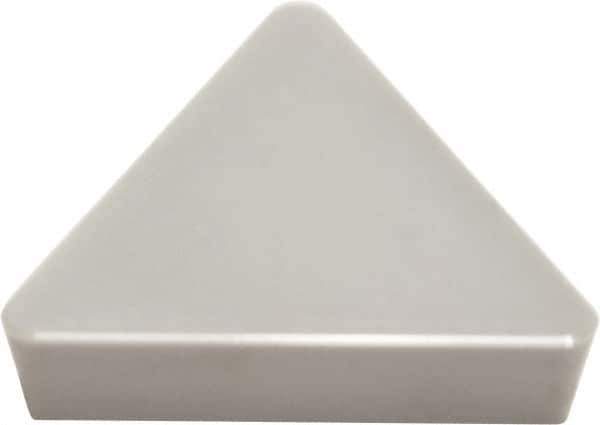 Sumitomo - TPG323 Grade SN2100K Ceramic Turning Insert - 60° Triangle, 3/8" Inscr Circle, 1/8" Thick, 3/64" Corner Radius - Eagle Tool & Supply