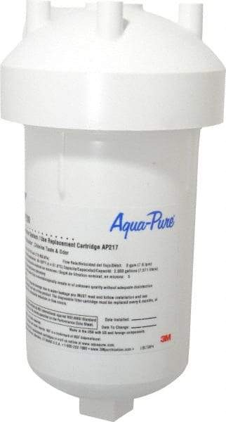 3M Aqua-Pure - 2.0 GPM Max Flow Rate, 3/8 Inch Pipe, Full Flow Undersink Water Filter System - 1 Housing, Reduces Taste, Odor, Chlorine and Sediment - Eagle Tool & Supply