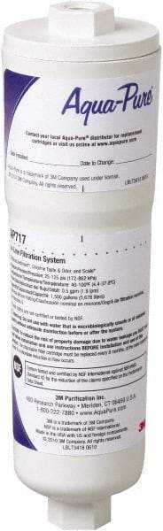 3M Aqua-Pure - 0.5 GPM Max Flow Rate, 1/4 Inch Pipe, Inline Water Filter System with Disposable Filter and Quick Disconnect Fittings - Reduces Sediment, Taste, Odor, Chlorine and Scale - Eagle Tool & Supply