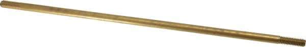 Made in USA - 12" Long, 5/16-18 Thread, Float Valve Rod - Brass, 1/2" Thread Length - Eagle Tool & Supply