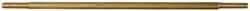 Made in USA - 8" Long, 1/4-20 Thread, Float Valve Rod - Brass, 1/2" Thread Length - Eagle Tool & Supply