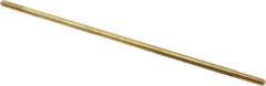 Made in USA - 10" Long, 1/4-20 Thread, Float Valve Rod - Brass, 1/2" Thread Length - Eagle Tool & Supply