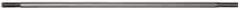 Made in USA - 10" Long, 1/4-20 Thread, Float Valve Rod - Stainless Steel, 1/2" Thread Length - Eagle Tool & Supply
