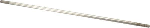 Made in USA - 12" Long, 1/4-20 Thread, Float Valve Rod - Stainless Steel, 1/2" Thread Length - Eagle Tool & Supply