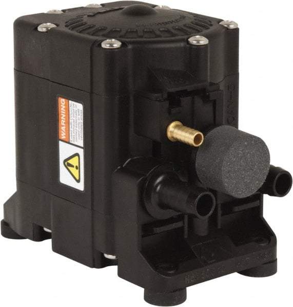 FloJet - 1/2" NPT, Nonmetallic, Air Operated Diaphragm Pump - Santoprene Diaphragm, Polypropylene Housing - Eagle Tool & Supply