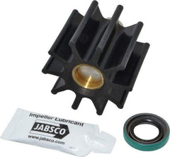 Jabsco - Neoprene Impeller Kit Repair Part - Contains Impeller, Seal, Gasket, For Use with Jabsco Model 6050-0001 Flexible Impeller Pump Motors - Eagle Tool & Supply