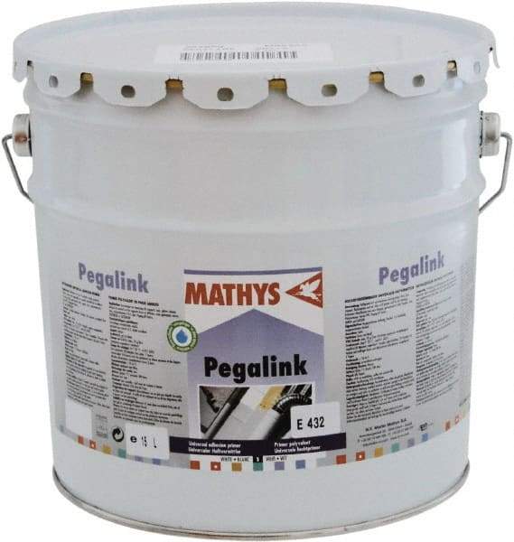 Rust-Oleum - 5 Gal White Adhesion Primer - 245 to 330 Sq Ft Coverage, <250 gL Content, Quick Drying, Interior/Exterior - Eagle Tool & Supply