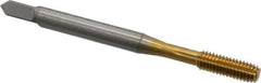 OSG - #10-32 UNF H6 Thread Limit Modified Bottoming Thread Forming Tap - Cobalt, TiN Finish, 2-3/8" OAL, 7/8" Thread Length, Right Hand Thread, Series HY-PRO NRT - Eagle Tool & Supply