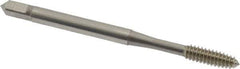 OSG - #6-32 UNC H3 Thread Limit Plug Thread Forming Tap - Cobalt, Bright Finish, 2" OAL, 11/16" Thread Length, Right Hand Thread, Series HY-PRO NRT - Eagle Tool & Supply