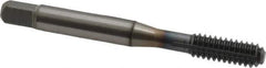 OSG - 1/4-20 UNC H6 Thread Limit Bottoming Thread Forming Tap - Powdered Metal High Speed Steel, TiCN Finish, 2-1/2" OAL, 1" Thread Length, Right Hand Thread, Series EXOTAP NRT - Eagle Tool & Supply