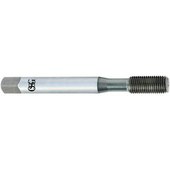 OSG - M12x1.75 Metric Coarse D11 Thread Limit Modified Bottoming Thread Forming Tap - Powdered Metal High Speed Steel, TiCN Finish, 3-3/8" OAL, 1-21/32" Thread Length, Right Hand Thread, Series EXOTAP NRT - Eagle Tool & Supply