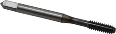 OSG - #10-24 UNC H6 Thread Limit Modified Bottoming Thread Forming Tap - Powdered Metal High Speed Steel, TiCN Finish, 2-3/8" OAL, 7/8" Thread Length, Right Hand Thread, Series EXOTAP NRT - Eagle Tool & Supply