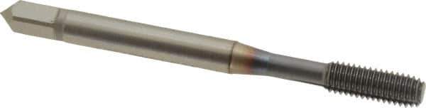 OSG - #10-32 UNF H4 Thread Limit Modified Bottoming Thread Forming Tap - Powdered Metal High Speed Steel, TiCN Finish, 2-3/8" OAL, 7/8" Thread Length, Right Hand Thread, Series EXOTAP NRT - Eagle Tool & Supply