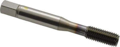 OSG - 5/16-24 UNF H5 Thread Limit Modified Bottoming Thread Forming Tap - Powdered Metal High Speed Steel, TiCN Finish, 2-23/32" OAL, 1-1/8" Thread Length, Right Hand Thread, Series EXOTAP NRT - Eagle Tool & Supply