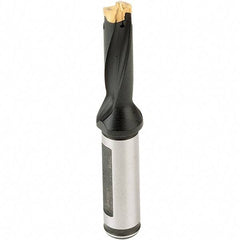 Iscar - 0.945 to 0.98" Diam, 3xD, 2.83" Max Depth, 1" Shank Diam, 6.28" OAL, Replaceable Tip Drill - DCM Toolholder, Series ChamDrill - Eagle Tool & Supply