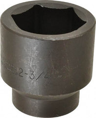 Proto - #5 Spline Drive, 2-3/4" Socket, Impact Socket - 6 Points, 4-1/4" OAL - Eagle Tool & Supply