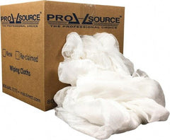 PRO-SOURCE - 55 Piece, Lint Free White Cheesecloth - 36 Inch Long x 30 Inch Wide Sheet, Washed, Box - Eagle Tool & Supply